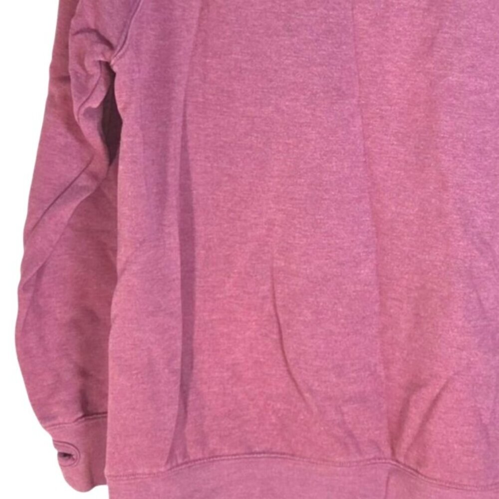 State of Mine Colorado Pink Heart Raglan Long Sleeve Crewneck Sweatshirt Medium - Picture 4 of 7